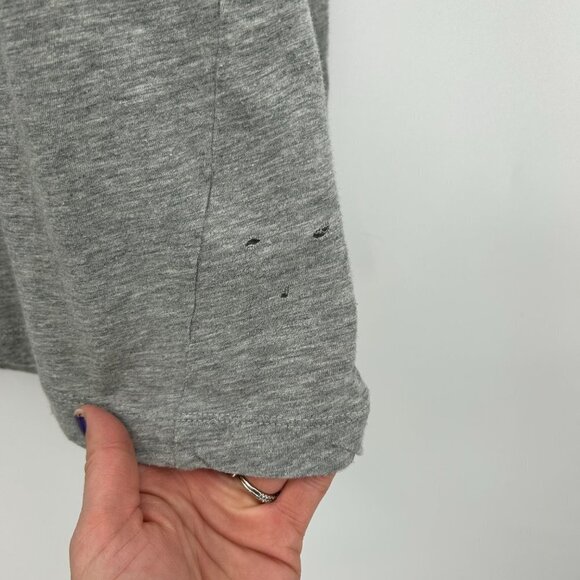 EVERLANE *FLAWED* Men's Gray 100% Cotton Long Sleeve Crew Neck T-Shirt Medium - Picture 5 of 5